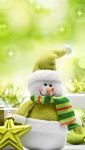 pic for Cute Green Snowman 